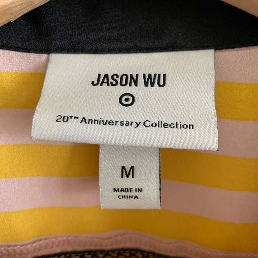 Jason Wu For Target Striped Button Up Shirtdress M - image 8